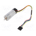 20.4:1 METAL GEARMOTOR 25DX65L MM HP 12V; Motor: DC; with encoder,with gearbox; HP; 12VDC; 5.6A; 500rpm; POLOLU