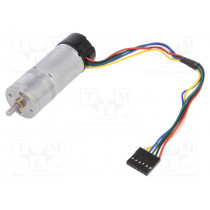 34:1 METAL GEARMOTOR 25DX67L MM HP 12V W; Motor: DC; with encoder,with gearbox; HP; 12VDC; 5.6A; 290rpm; POLOLU