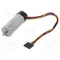 75:1 METAL GEARMOTOR 25DX69L MM HP 12V W; Motor: DC; with encoder,with gearbox; HP; 12VDC; 5.6A; 130rpm; POLOLU