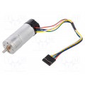 20.4:1 METAL GEARMOTOR 25DX50L MP 12V; Motor: DC; with encoder,with gearbox; Medium Power; 12VDC; 2.1A; POLOLU