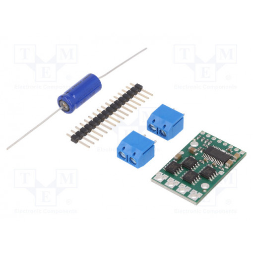 HIGH-POWER MOTOR DRIVER 36V9; DC-motor driver; 40kHz; PWM; 9A; Uin mot: 5.5÷50V; Uin log: 5.5V; POLOLU