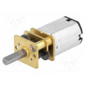 250:1 MICRO METAL GEARMOTOR HP; Motor: DC; with gearbox; HP; 6VDC; 1.6A; Shaft: D spring; max.333mNm; POLOLU