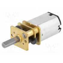 250:1 MICRO METAL GEARMOTOR HP; Motor: DC; with gearbox; HP; 6VDC; 1.6A; Shaft: D spring; max.333mNm; POLOLU