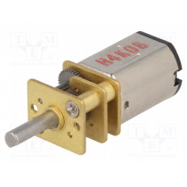 POLOLU-999; Motor: DC; with gearbox; HP; 6VDC; 1.6A; Shaft: D spring; max.21mNm; POLOLU