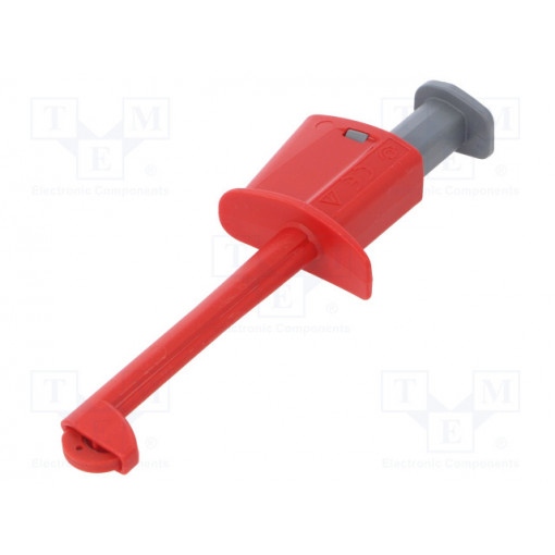 73103-2; Clip-on probe; hook type; 20A; red; 137mm; POMONA