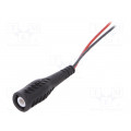 73105; Test lead; 60VDC; 30VAC; 3A; BNC male plug-free end; Len: 250mm; POMONA