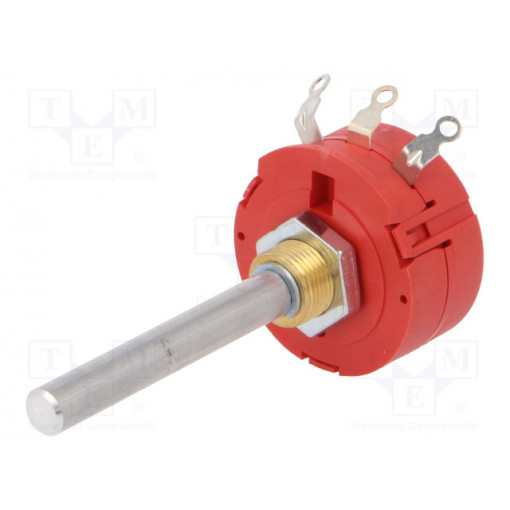 3114307999; Potentiometer: shaft; single turn; 10kΩ; 2W; ±10%; 6mm; wirewound; AB ELEKTRONIK 3114307999; Potentiometer: shaft; single turn; 10kΩ; 2W; ±10%; 6mm; wirewound; AB ELEKTRONIK