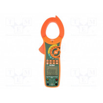 PQ2071; Power clamp meter; LCD (9999),with a backlit; I AC: 0,1÷1000A; EXTECH