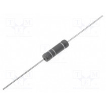 PR03000201002JAC00; Resistor: power metal; THT; 10kΩ; 3W; ±5%; Ø5.2x19.5mm; 250ppm/°C; VISHAY