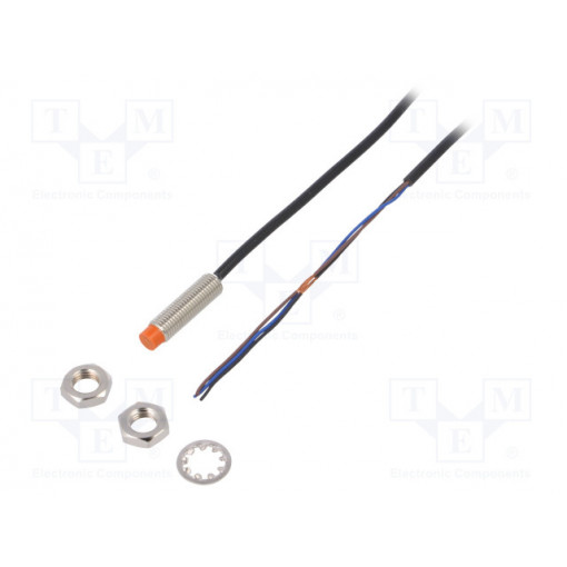 PR08-2DP; Sensor: inductive; Output conf: PNP / NO; 0÷2mm; 10÷30VDC; M8; IP67; AUTONICS