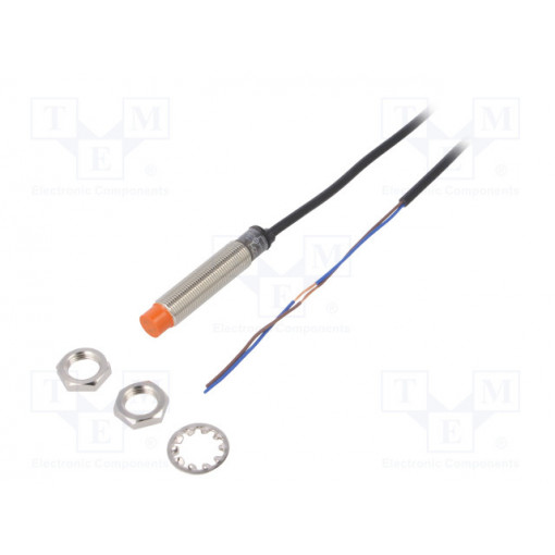 PR12-4AC; Sensor: inductive; Range: 0÷4mm; 85÷264VAC; Output conf: 2-wire NC; AUTONICS