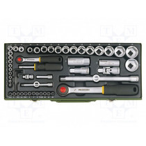 23040; Key set; hexagon keys; Chrom-vanadium steel; Pcs: 7; WIHA