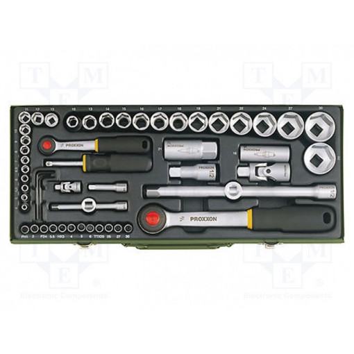 23040; Key set; hexagon keys; Chrom-vanadium steel; Pcs: 7; WIHA