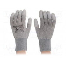 STC5401; Protective gloves; ESD; S; 10pcs; Mat: conductive nylon fiber; STATICTEC