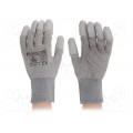 STC5403; Protective gloves; ESD; L; 10pcs; Mat: conductive nylon fiber; STATICTEC