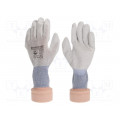 STC5502; Protective gloves; ESD; M; 10pcs; Mat: conductive nylon fiber; STATICTEC