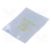 STP10305406; Protection bag; ESD; L: 406mm; W: 305mm; Thk: 76um; 100pcs; <100GΩ; STATICTEC