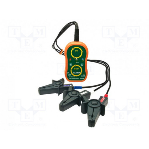 PRT200; Tester: phase sequence; LED; 75÷1000VAC; 370g; 118x69x38mm; EXTECH