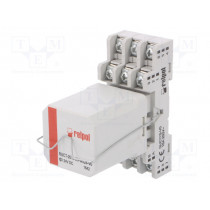 PRUCT-2013-26-W024-V0; Relay: interface; 3PDT; Ucoil: 24VDC; 16A; 16A/250VAC; 16A/24VDC; RELPOL