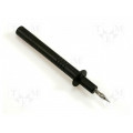 PRUEF2700SW; Test probe; black; Tip diameter: 4mm; Socket size: 4mm; HIRSCHMANN T&M