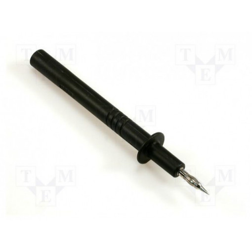 PRUEF2700SW; Test probe; black; Tip diameter: 4mm; Socket size: 4mm; HIRSCHMANN T&M