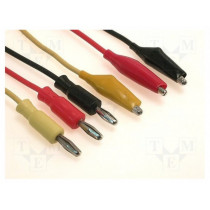 ; Set of test leads; Urated: 60VDC; Len: 0.8m; 3x test lead;  ; Set of test leads; Urated: 60VDC; Len: 0.8m; 3x test lead;