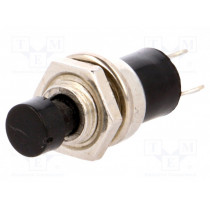 ; Switch: push-button; Pos: 2; SPST-NO; 3A/125VAC; OFF-(ON); Ø7mm; 