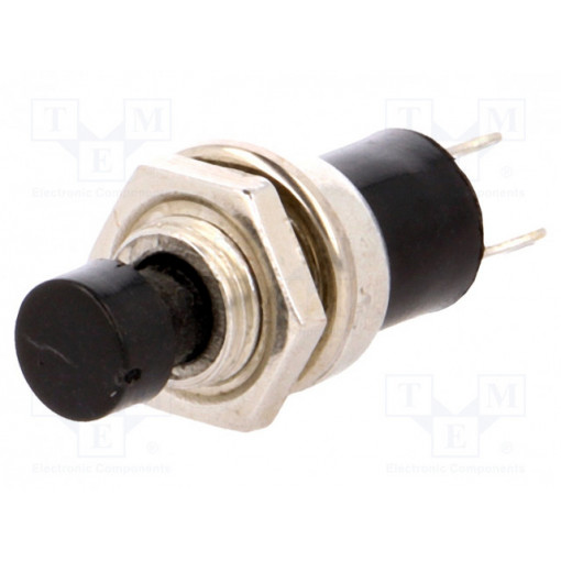 ; Switch: push-button; Pos: 2; SPST-NO; 3A/125VAC; OFF-(ON); Ø7mm; 