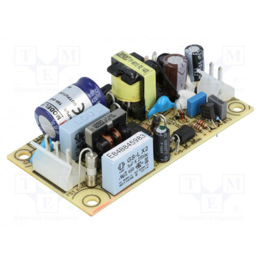 PS-05-24; Power supply: switched-mode; open; 5.28W; 120÷370VDC; 85÷264VAC; MEAN WELL