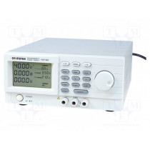 PSP-603; Power supply: programmable laboratory; Channels: 1; 0÷60VDC; 4kg; GW INSTEK