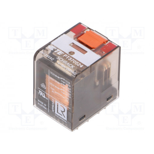 6-1419111-6; Relay: electromagnetic; 3PDT; Ucoil: 24VAC; 10A/250VAC; 10A/30VDC; TE Connectivity