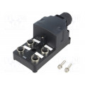 PT4-S3DP5K; Distribution box; M12; PIN: 5; socket; 7A; with LED indicators; AUTONICS