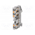PT 4-TWIN 3211771; Splice terminal: rail; 0.2÷6mm2; ways: 1; terminals: 3; grey; TS35; PHOENIX CONTACT