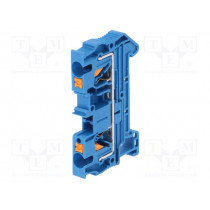 PT 4 BU – 3211760; Splice terminal: rail; 0.2÷6mm2; ways: 1; terminals: 2; blue; TS35; PHOENIX CONTACT PT 4 BU – 3211760; Splice terminal: rail; 0.2÷6mm2; ways: 1; terminals: 2; blue; TS35; PHOENIX CONTACT