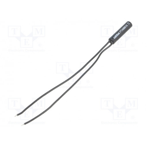 PTA50010; Reed switch; Pswitch: 7W; Ø6x25mm; Connection: lead 0,1m; 400mA; CELDUC