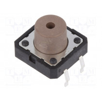 PTS125SM85-2 LFS; Microswitch TACT; SPST; Pos: 2; 0.05A/12VDC; THT; none; 1.8N; 8.5mm; C&K