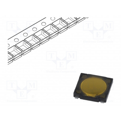 PTS530GG065SMTR LFS; Microswitch TACT; SPST-NO; Pos: 2; 0.05A/12VDC; SMT; 4N; 4.5x4.5mm; C&K