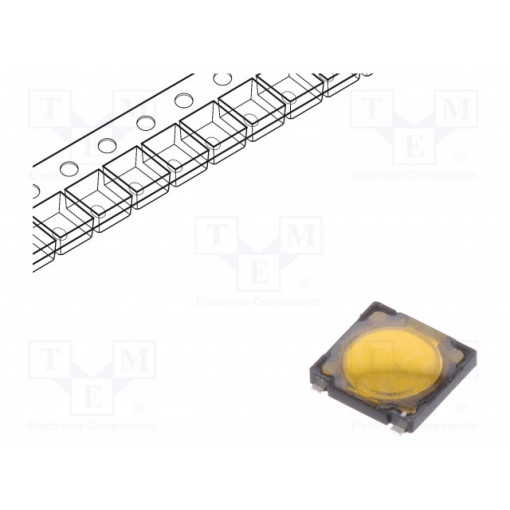 PTS530GS065SMTRLFS; Microswitch TACT; SPST-NO; Pos: 2; 0.05A/12VDC; SMT; 6N; 4.5x4.5mm; C&K
