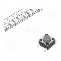 PTS645SH50SMTR92 LFS; Microswitch TACT; SPST-NO; Pos: 2; 0.05A/12VDC; SMT; none; 2N; 6x6mm; C&K