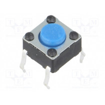 PTS645SM43-2 LFS; Microswitch TACT; SPST-NO; Pos: 2; 0.05A/12VDC; THT; none; 1.6N; C&K