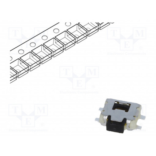 PTS840ESDGMPSMTR LFS; Microswitch TACT; SPST-NO; Pos: 2; 0.05A/12VDC; SMT; none; 1.6N; C&K