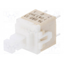 PVA1 OA H1 3.5N V2; Switch: keypad; Pos: 2; DPST; 0.1A/32VDC; white; none; THT; 3.5N; C&K