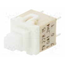 PVA1 OA H4 1.2N V2; Switch: keypad; Pos: 2; DPST; 0.1A/32VDC; white; none; THT; 1.2N; C&K