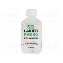 ART.AGT-199; Varnish; transparent; liquid; 50ml; LAKIER PVB; Temp: -50÷150°C; AG TERMOPASTY ART.AGT-199; Varnish; transparent; liquid; 50ml; LAKIER PVB; Temp: -50÷150°C; AG TERMOPASTY
