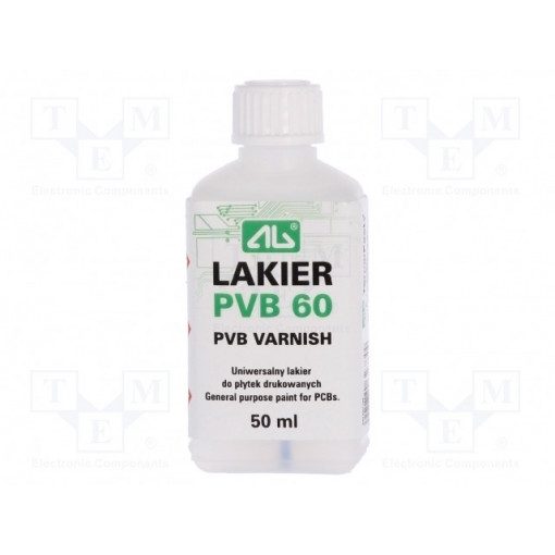 ART.AGT-199; Varnish; transparent; liquid; 50ml; LAKIER PVB; Temp: -50÷150°C; AG TERMOPASTY ART.AGT-199; Varnish; transparent; liquid; 50ml; LAKIER PVB; Temp: -50÷150°C; AG TERMOPASTY