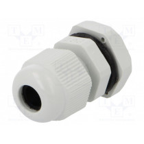 D.3070; Cable gland; PG7; IP67; Mat: polyamide; grey; Conform to: DIN 40430; PAWBOL
