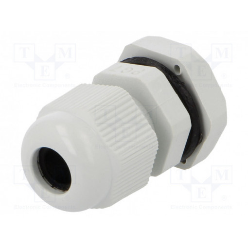 D.3070; Cable gland; PG7; IP67; Mat: polyamide; grey; Conform to: DIN 40430; PAWBOL