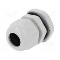 D.3073; Cable gland; PG13,5; IP67; Mat: polyamide; grey; PAWBOL