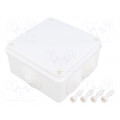 S-BOX 106B; Enclosure: junction box; X: 100mm; Y: 100mm; Z: 50mm; IP65; white; PAWBOL