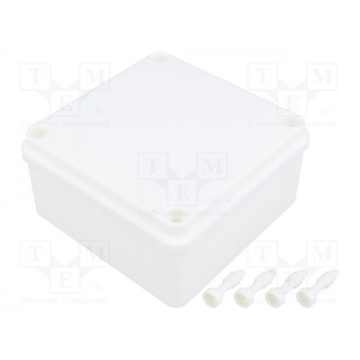 S-BOX 116B; Enclosure: multipurpose; X: 100mm; Y: 100mm; Z: 50mm; white; IP65; PAWBOL